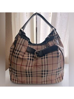 BURBERRY HAYMARKET CHECK HOBO